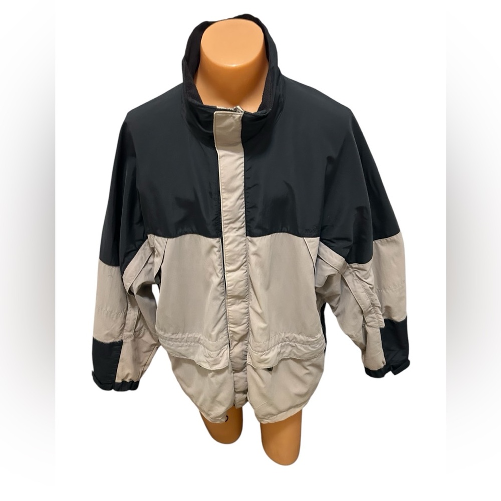 XXL Woolrich Black/Tan Rain Jacket